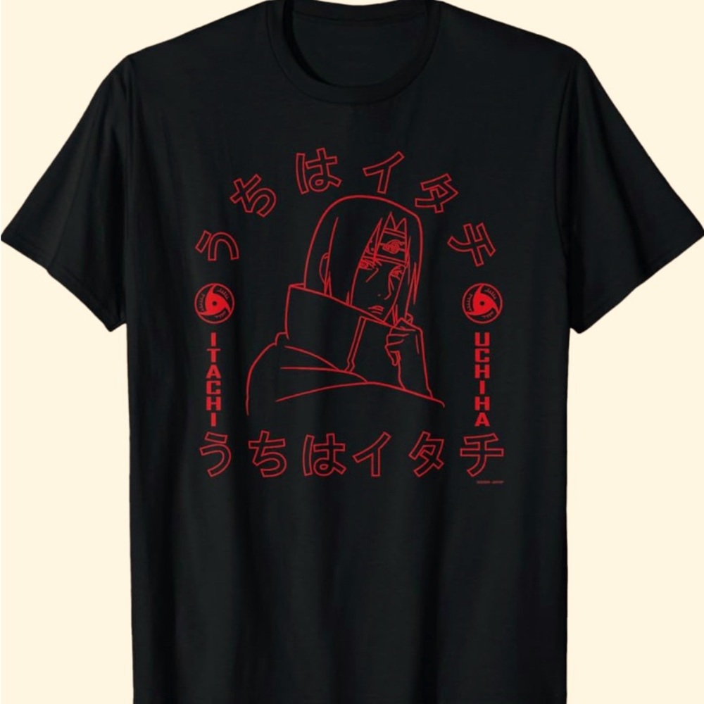 Naruto Shippuden Itachi of the Sharingan Short Sleeve T-Shirt